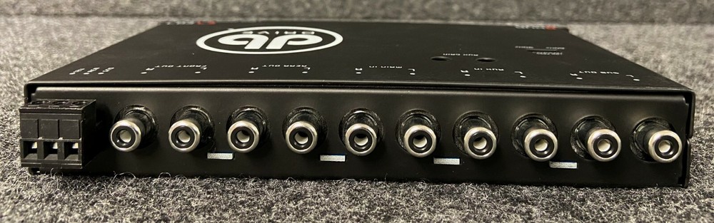 DB DRIVE OKUR E7 EQ7 7-BAND PARAMETRIC EQUALIZER 3 RCA OUTPUTS FRONT/REAR/SUB