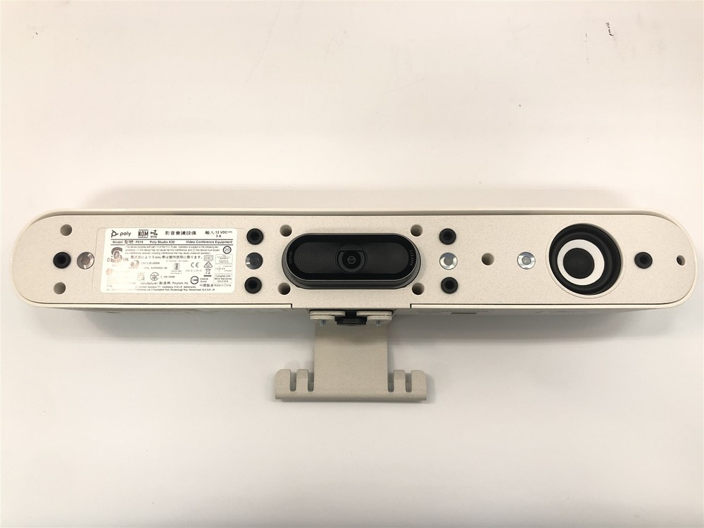Poly X30 Control Bar 2201-87549-001 w/ Bracket & TC8 Touch Panel *Missing Mesh*