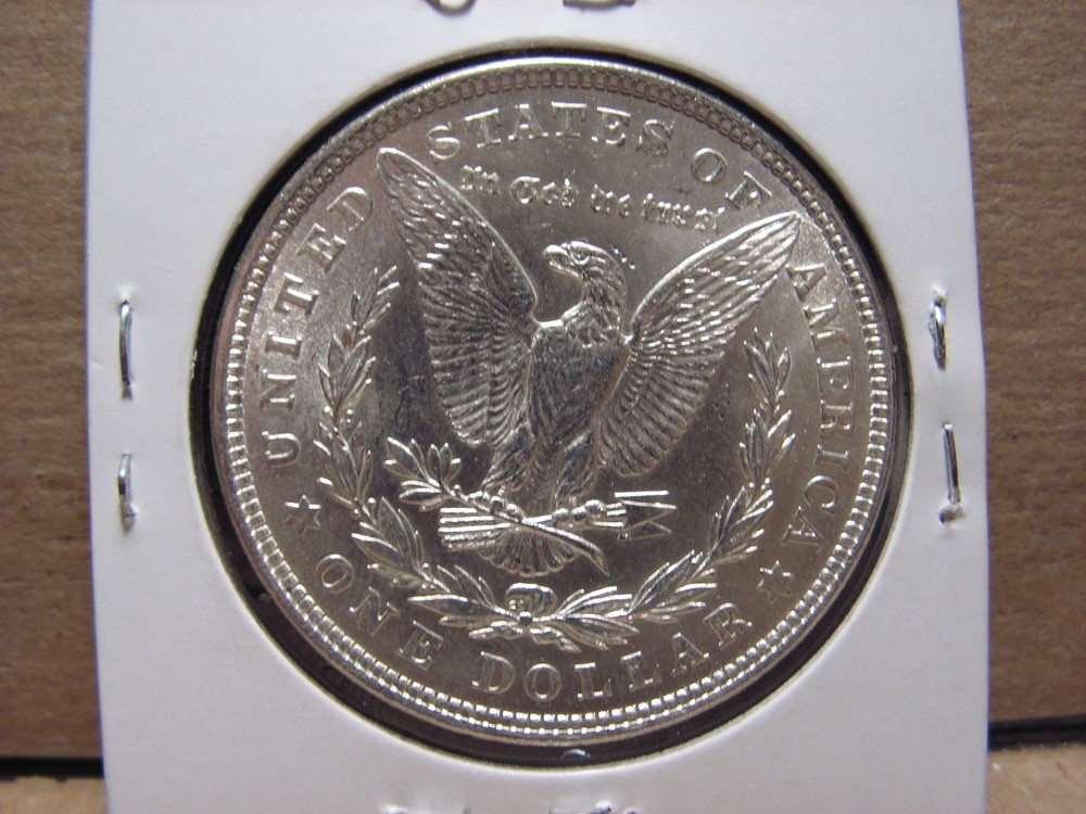 1921 - P Morgan Silver Dollar. UNC.