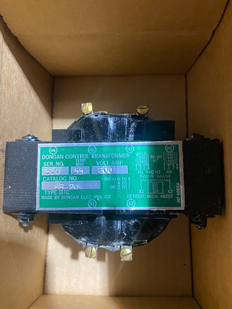 DONGAN CONTROL TRANSFORMER 53-20