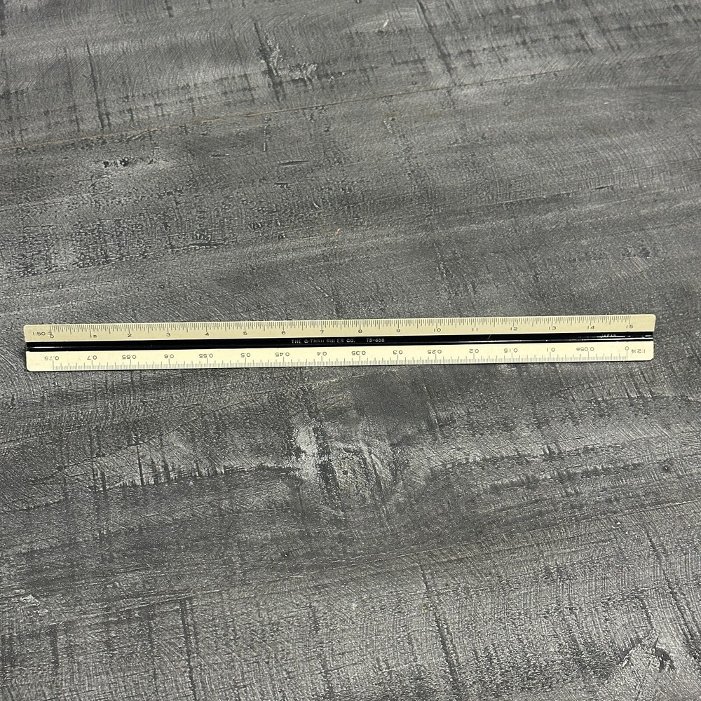 Engineer Architect Triangular 12" Ruler - The C-Thru Ruler Co.TS-658 - Mutlcolor