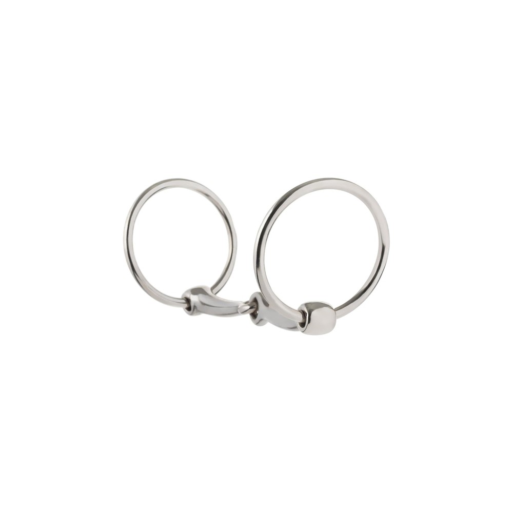 Weaver Leather All Purpose Ring Snaffle Bit 5, black