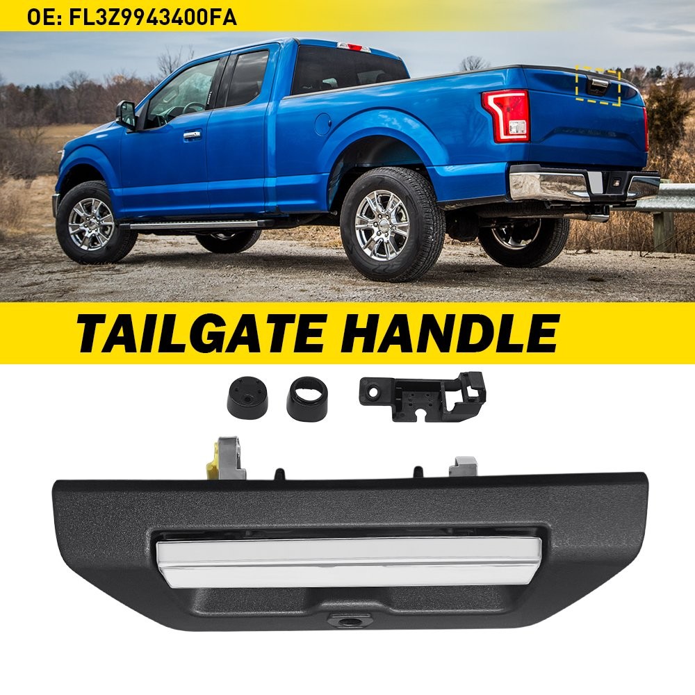 Tailgate Handle with Rear View Backup Camera Replacement for Ford F... Fast Ship