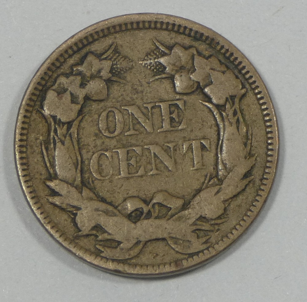 1857 Flying Eagle Small Cent FINE 1c