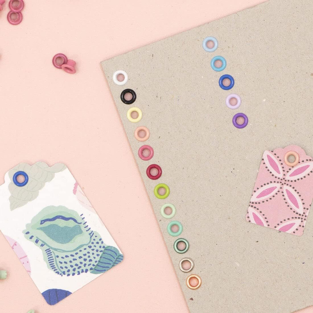- Pack of 40 Basic Eyelets Ideal for Card Making, Scrapbooking and Crafts | Vali