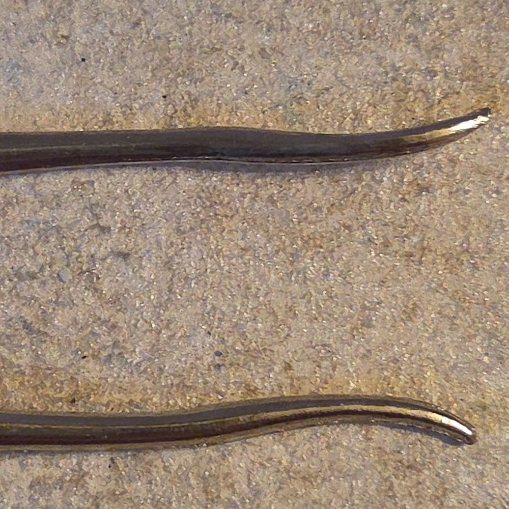 4 Nut Picks Silver-Tone Replacements Vintage