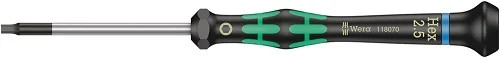 Wera Tools 5118070001 2054 Screwdriver For Hexagon Socket Screws, 1EA