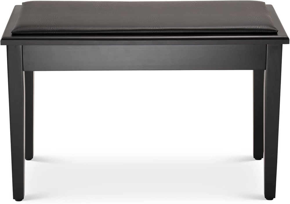 On-Stage (KB8904B) Deluxe Keyboard Bench, Black Satin