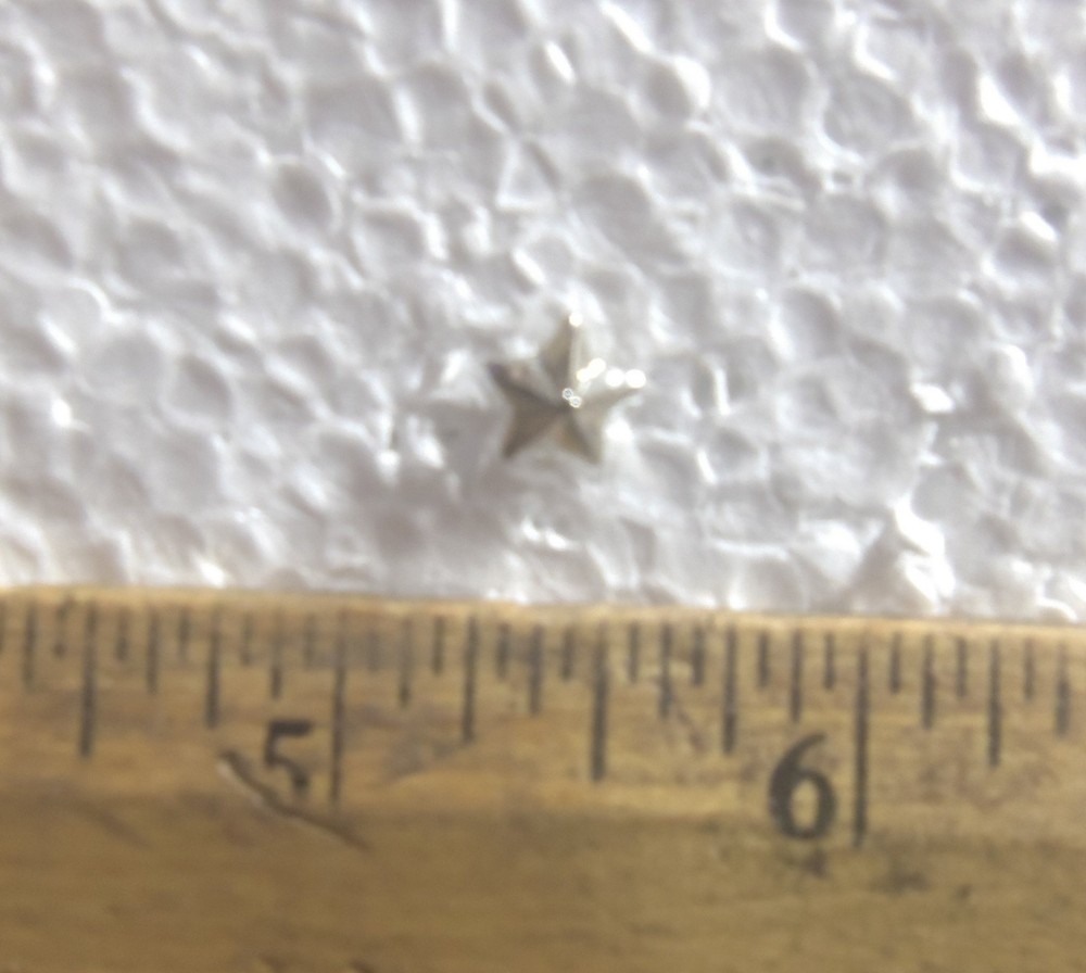 Silver Star Attachment For Ribbons