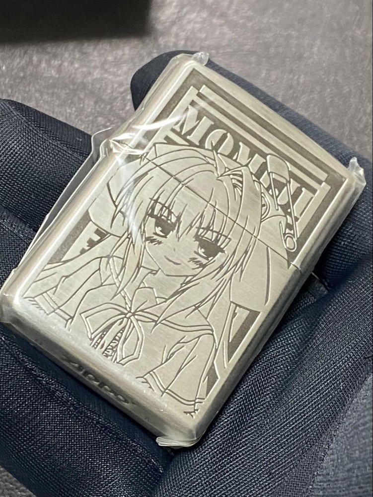 Zippo Fortissimo Momiji Etching Silver Double Sided Processing Lighter Regular