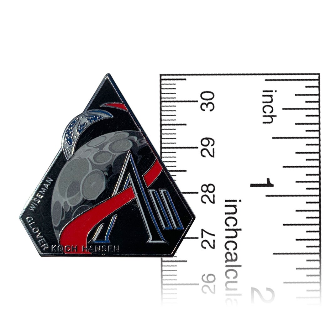 NASA Artemis 2 Mission Logo Enamel Pin