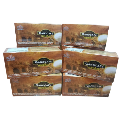 10box X 15 sachet Gano Cafe Mocha Gano Excel Ganoderma Halal - DHL EXPRESS