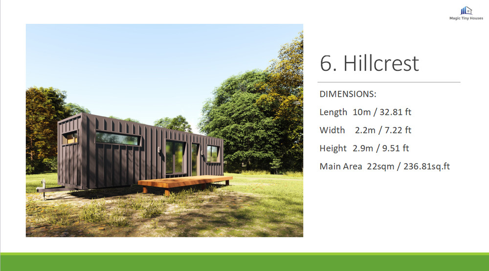 Tiny Home Hillcrest Catalog L19'.6" X W7'2"