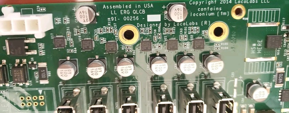 Locolabs LL ERG QLCB p/n 91-00256 PCB