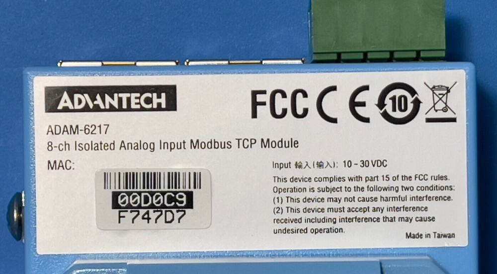 Advantech ADAM-6217 Data Acquisition Modules