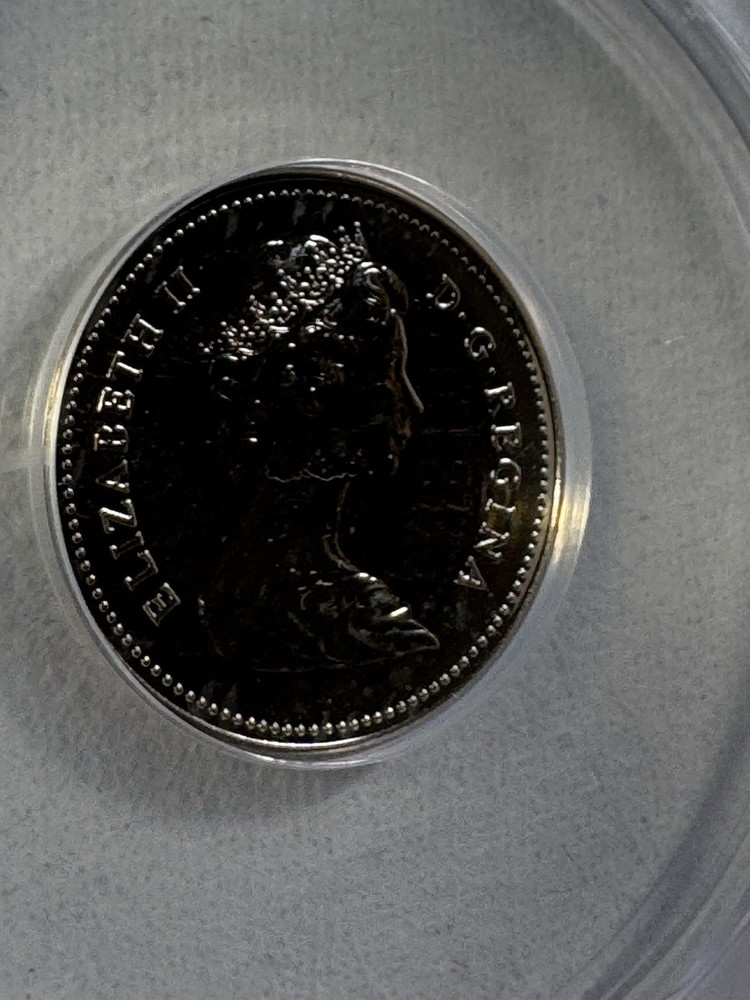 1982 Canada 5 Cents Proof Like Graded MS 65 by ANACS