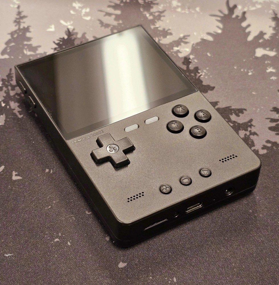 TrimUI Brick Black Open Source Handheld Game Console with 64GB