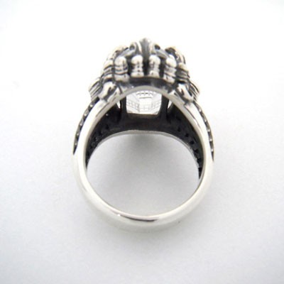 FatimaDesign Gravity Sense Inferno Ring Amethyst Size 15
