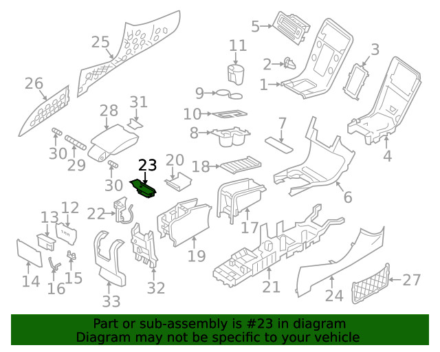 Genuine Volvo Audio Auxiliary Jack 30791914