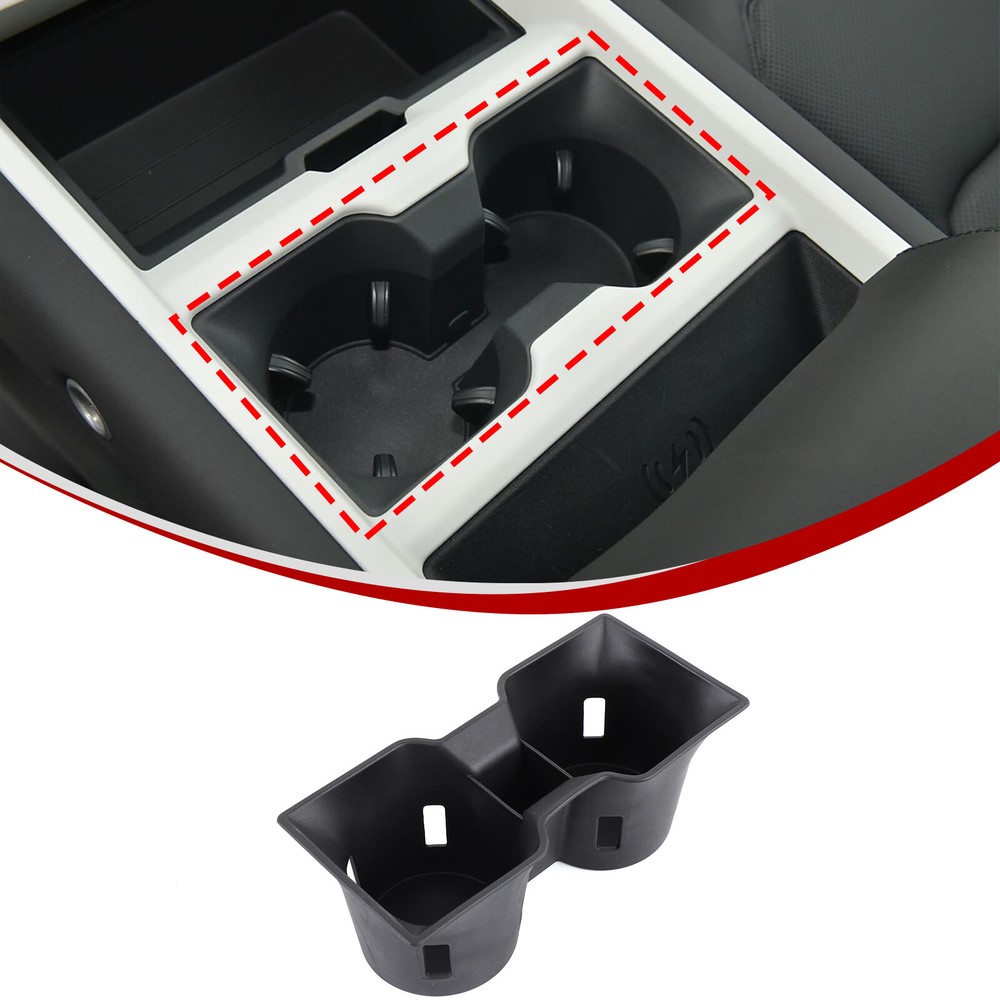 Central Control Water Cup Holder Storage Box Organizer For LR Defender 2025+
