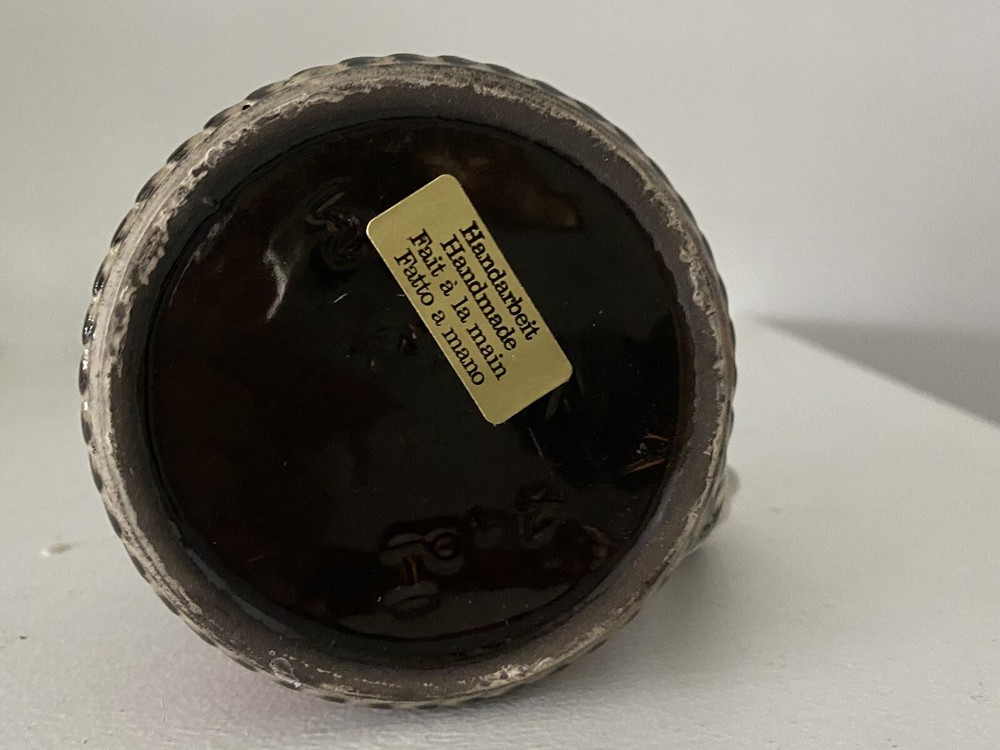 Studio Art Pottery Creamer/Small Pitcher, Signed, Some Embossing