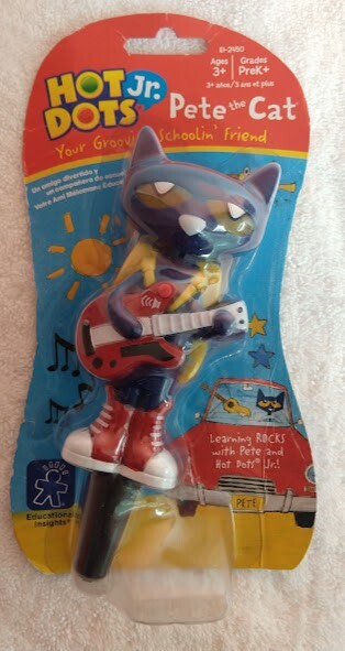 Educational Insights Hot Dots Jr Pete The Cat Interactive Learning System NEW