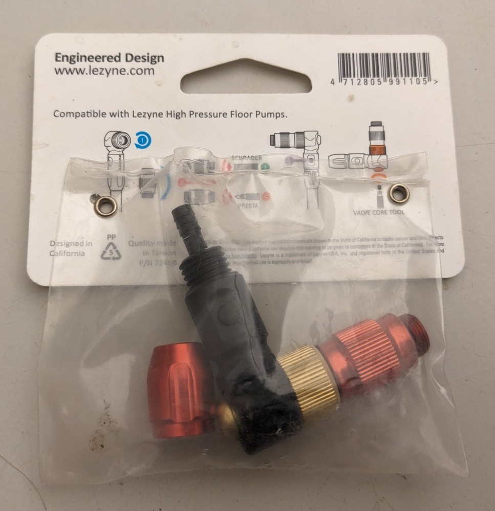 Lezyne Pro Inflation Pump Head - ABS-1 PRO HP