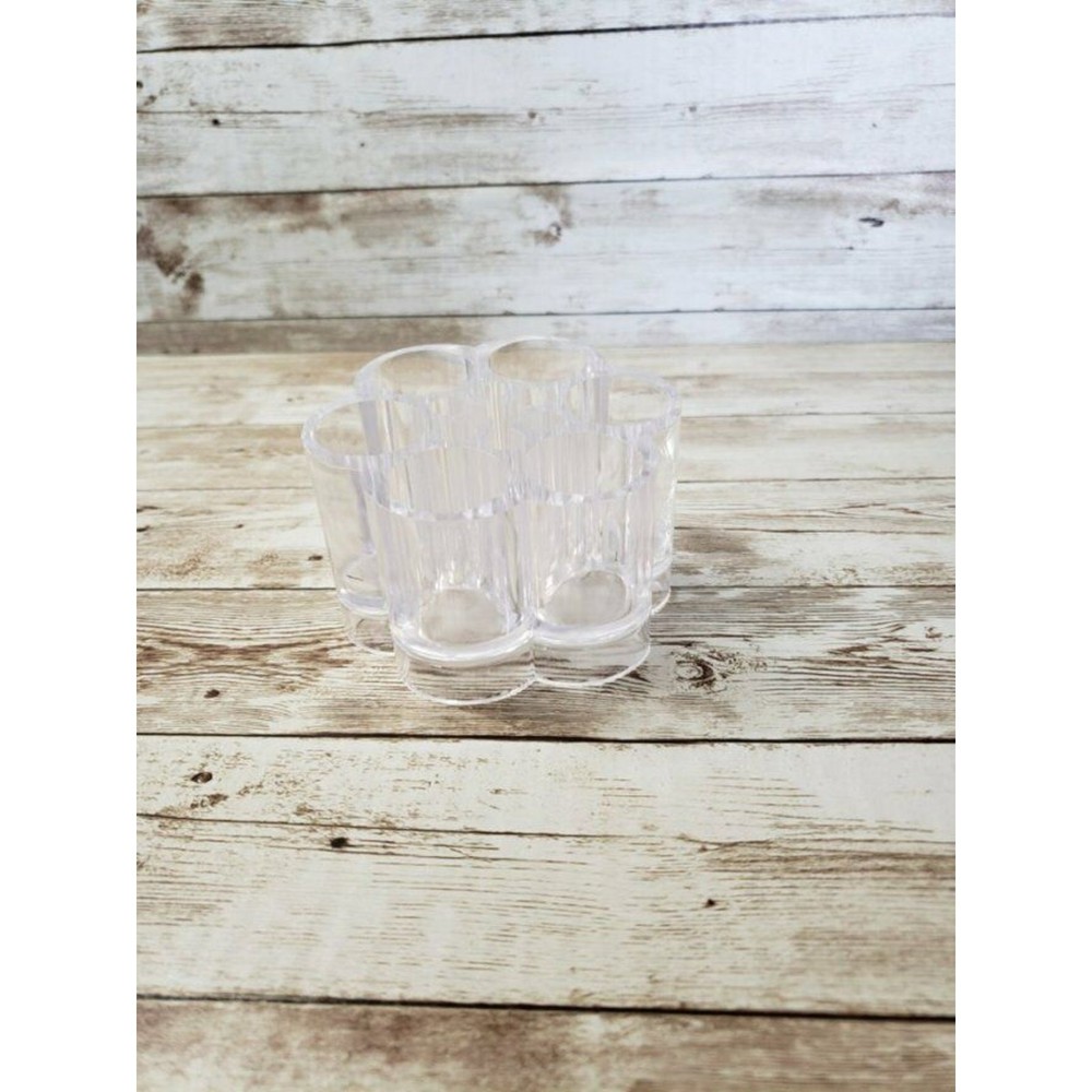 Cosmetic Holder - Clear Plastic - Used