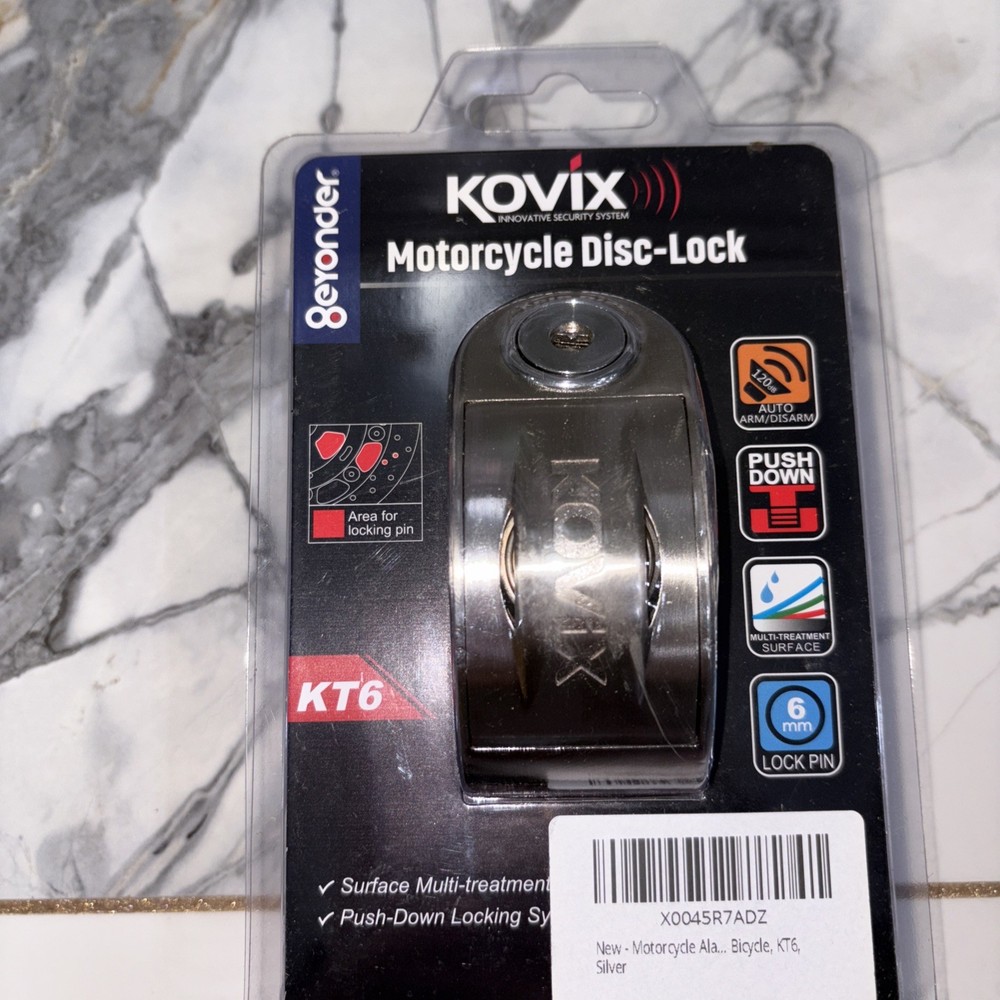 Kovix KT6 Motorcycle Security 120db New