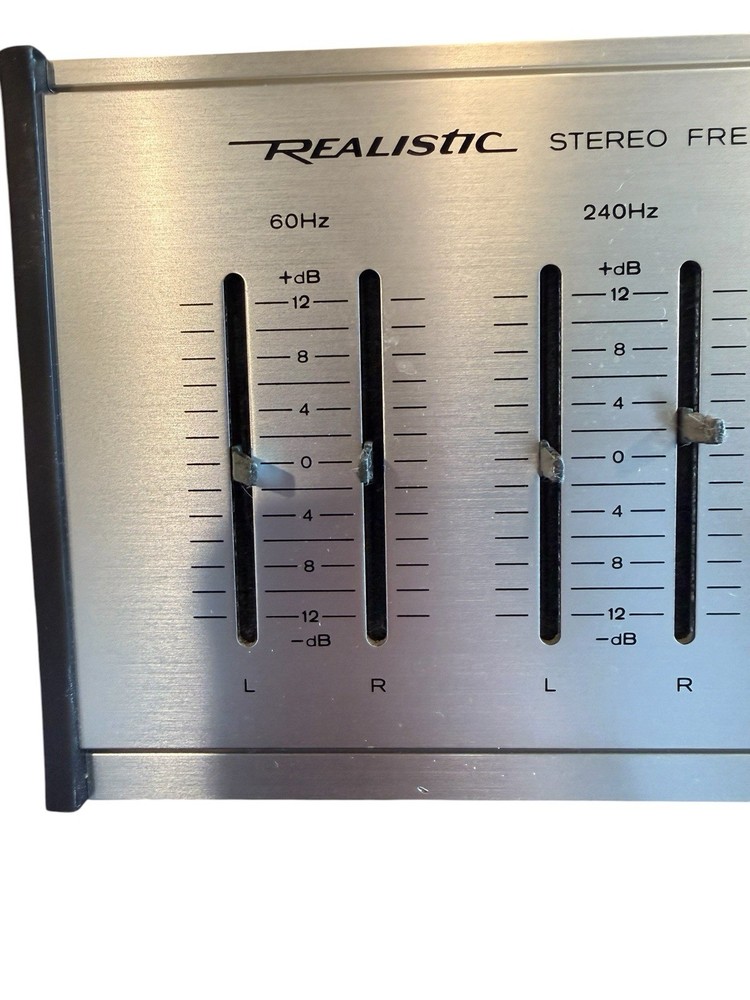 REALISTIC Stereo Frequency Equalizer Model # 31-1987 * Made in Korea