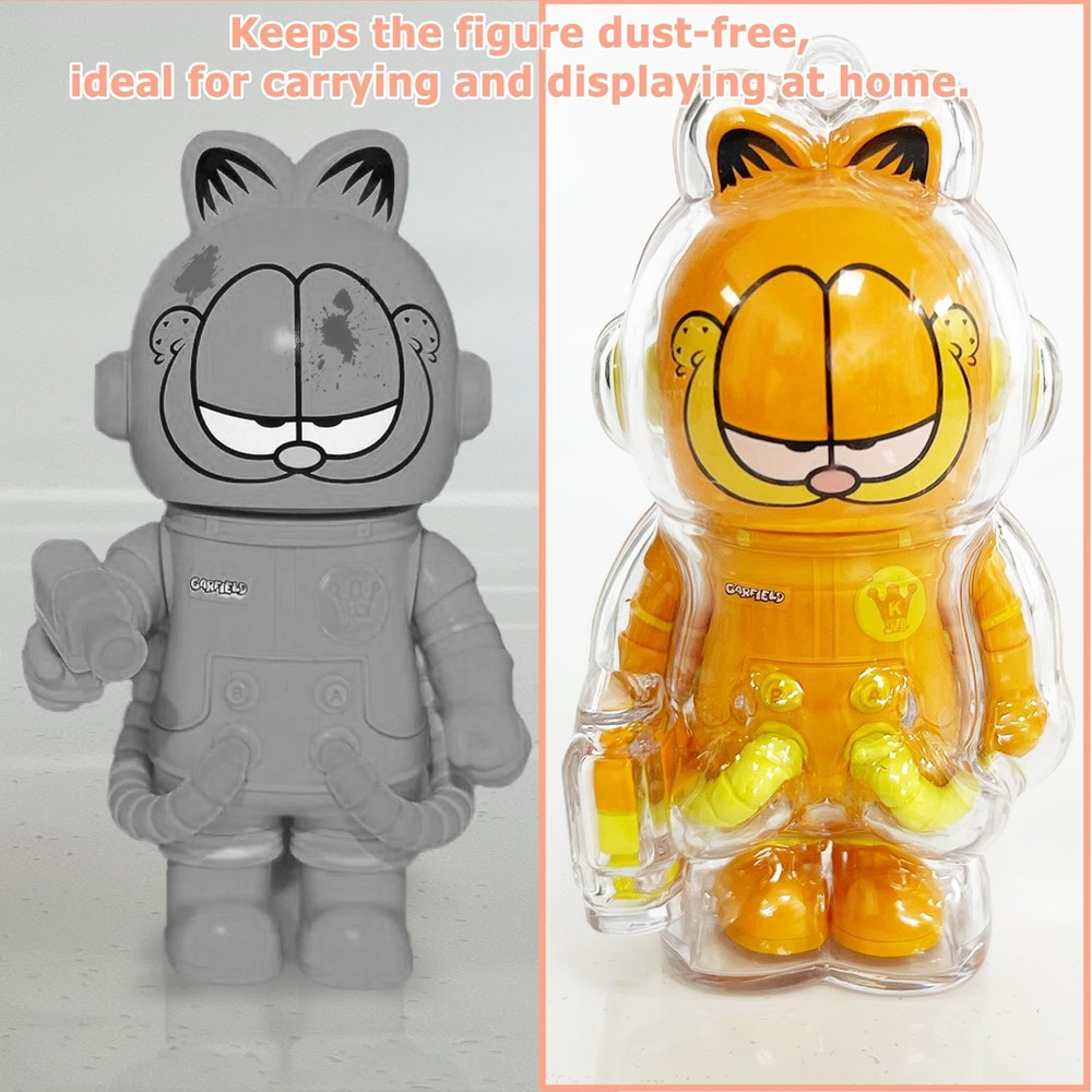 Protective Case for MEGA Space Molly Doll（No Doll）,Clear Plastic D