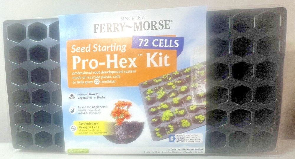 Ferry Morse Pro-Hex Seed Starting Tray 72 Cells