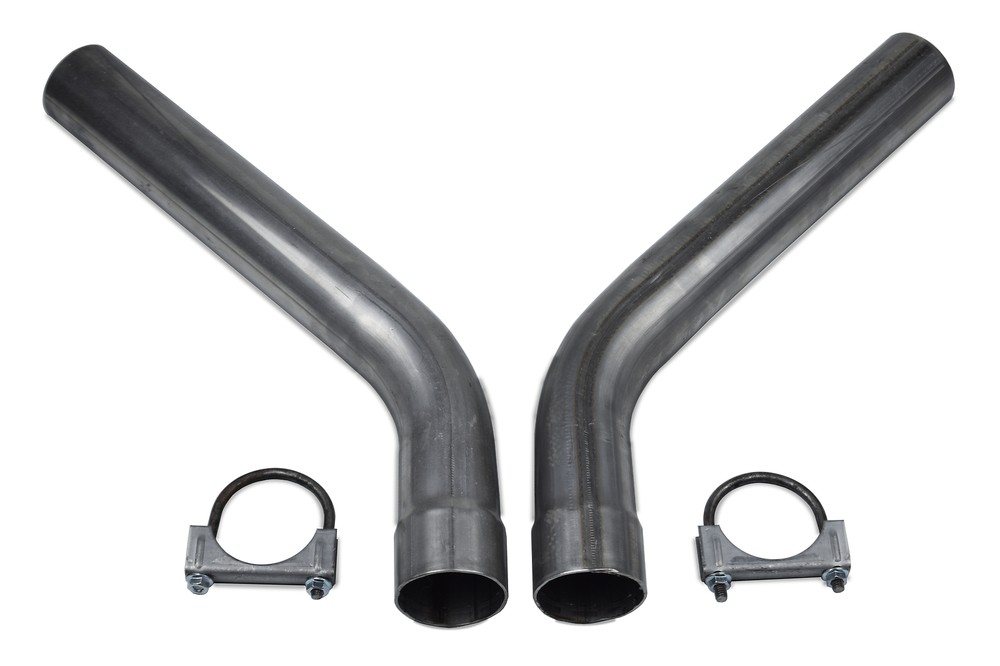 GMC Jimmy 00-04 2.5" Dual Exhaust Kits Flowmaster 40 Slash Tip Corner Exit
