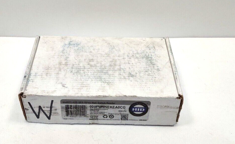 HID multiCLASS SE RP40 Wall Switch Reader RP40E 920PMNNEKEA0CG