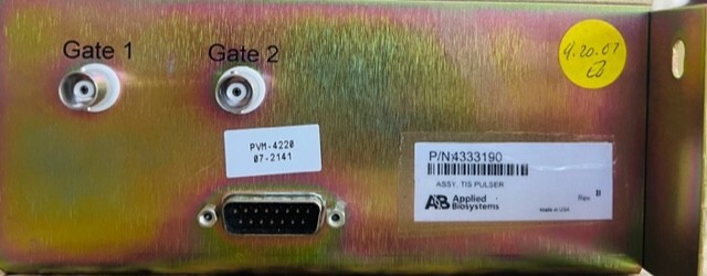 Applied Biosystems 4700 Assembly, TIS Pulser (PN: 4333190)