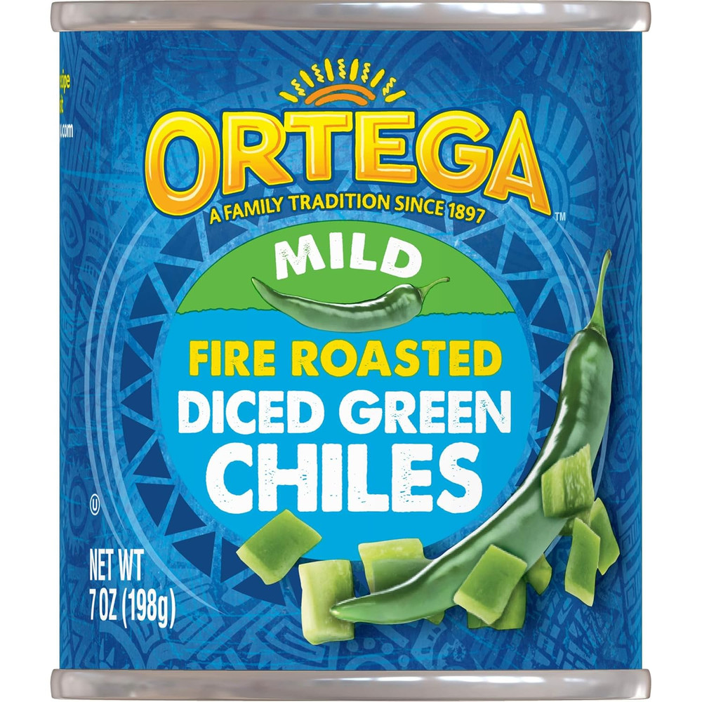 Diced Green Chiles, Mild, 7 Oz