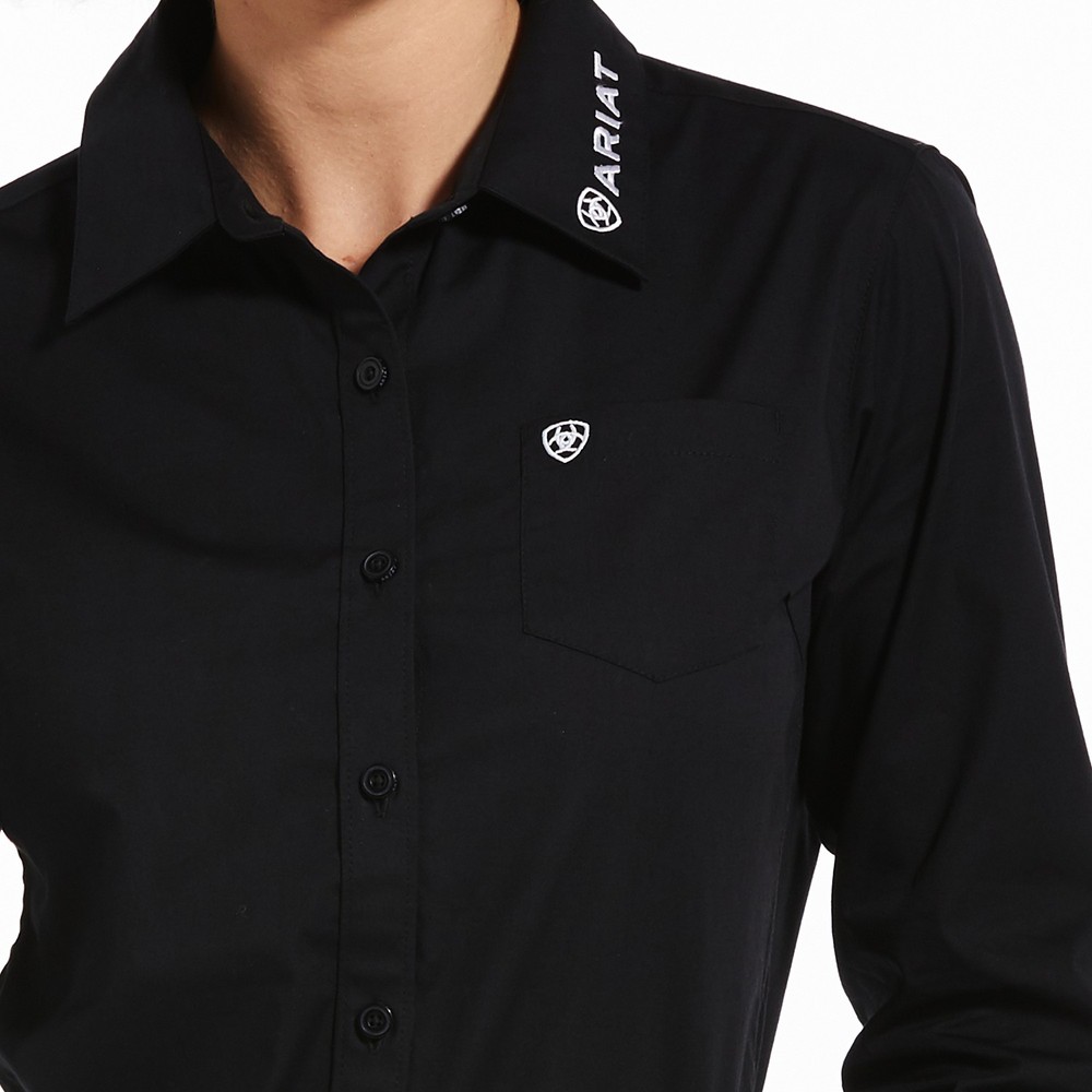Team Kirby Stretch LS Shirt, Blk