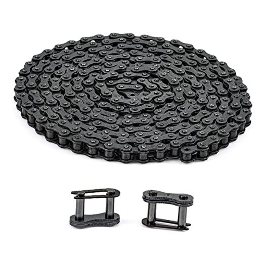 #41 for Electric Gate Openers with 2 Connecting Links, 10 ft Gate Roller Chain