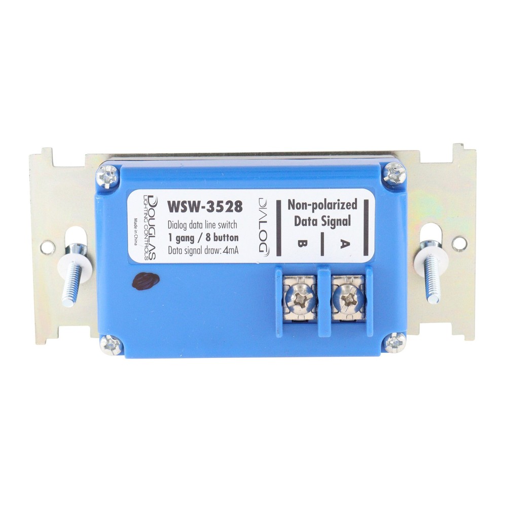 UNIVERSAL-DOUGLAS WSW-3528B DIALOG DATA LINE SWITCH, 8-BUTTON, 24V, BLACK