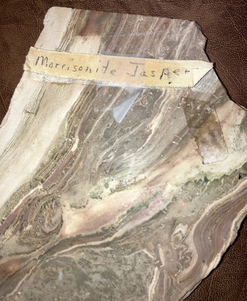 Painted Scene On Morrisonite Jasper, Signed by Catherine Melton