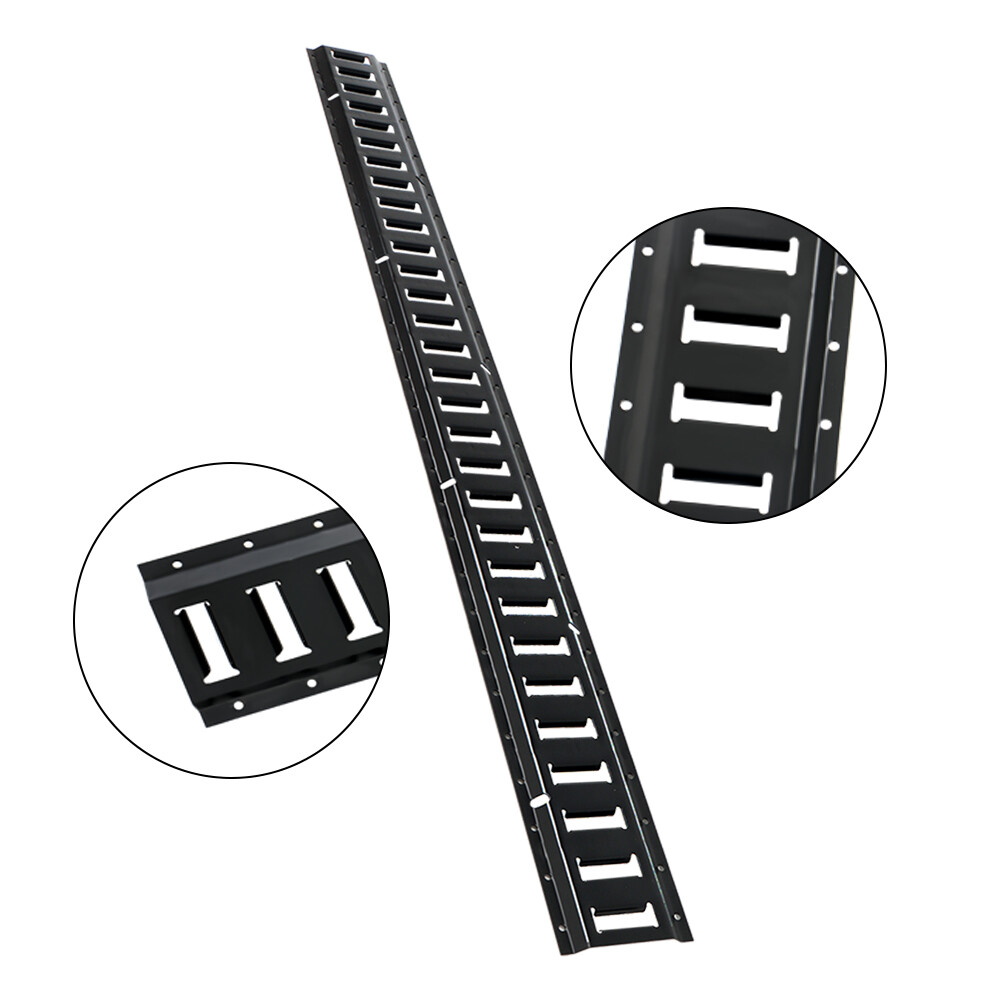 8 Pack 5' E Track Tie Down Rails System Power Coated E-Tracks for Cargo Trailers