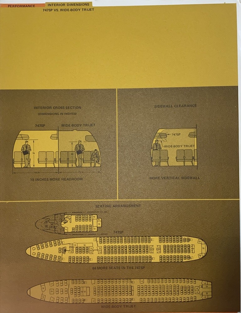 Boeing 747 SP Brochure