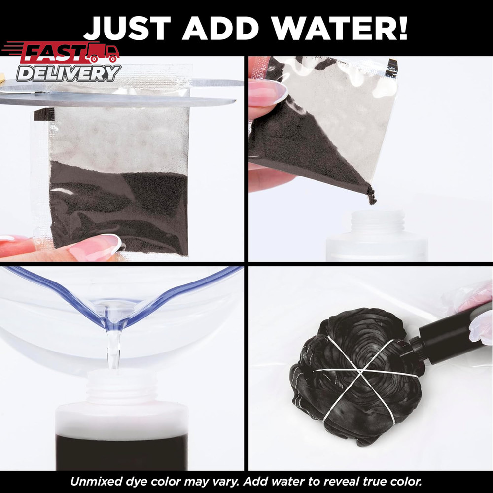 Tulip One-Step Tie-Dye Kit Dye Refill Packs, Black