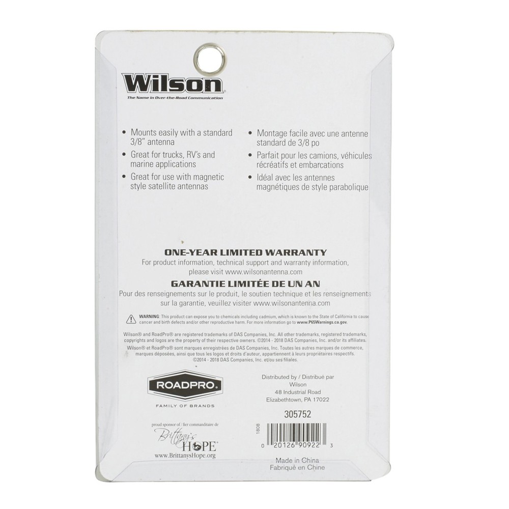 Wilson Antennas 305752 Wilson Flat Mount