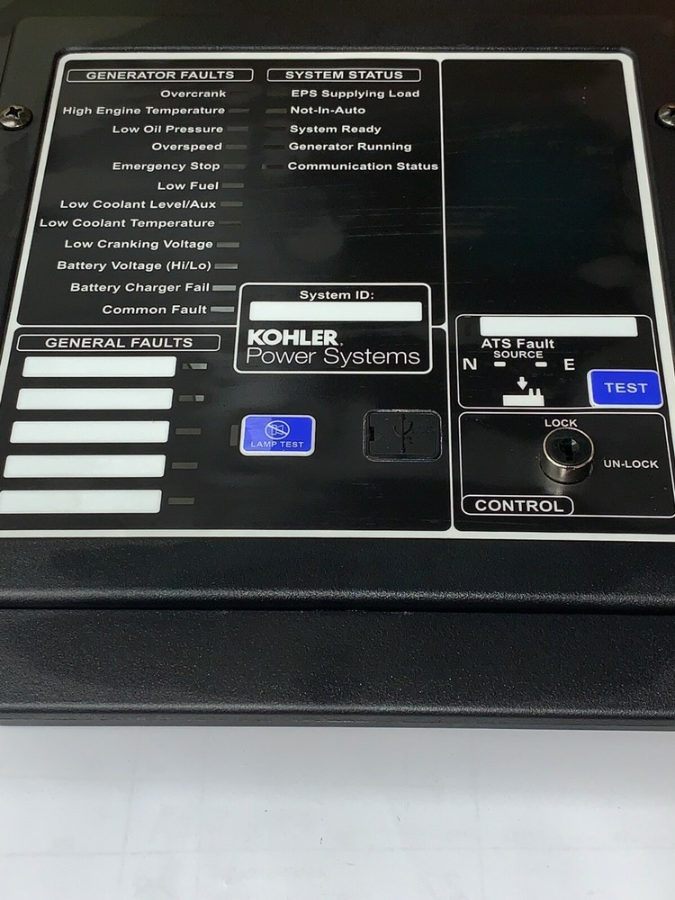 Kohler Power system Generator Control System
