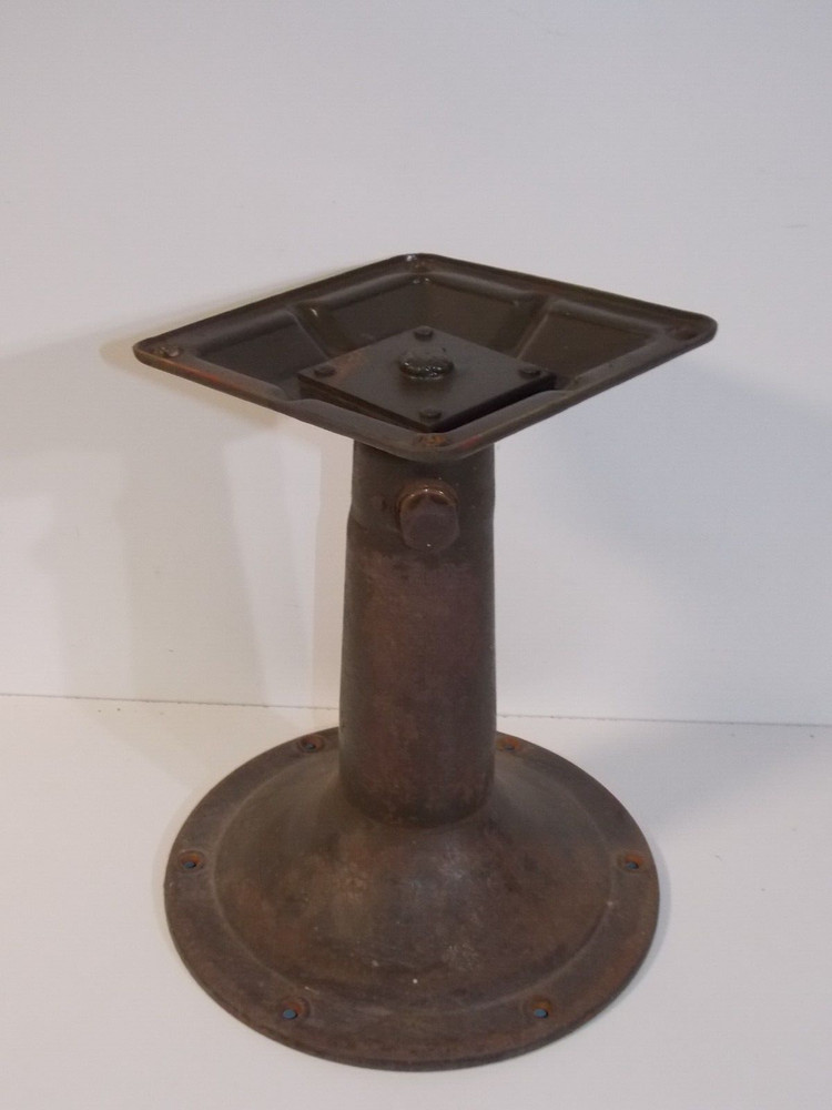 Vintage Adjustable Steel Student Desk Chair Stool Base