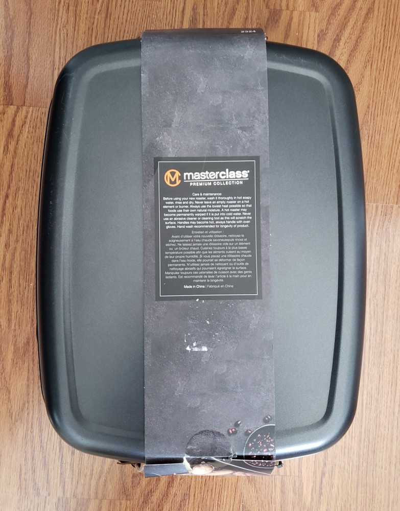 Masterclass Premium Collection Non-stick Turkey Roaster Pan w Rack 17"