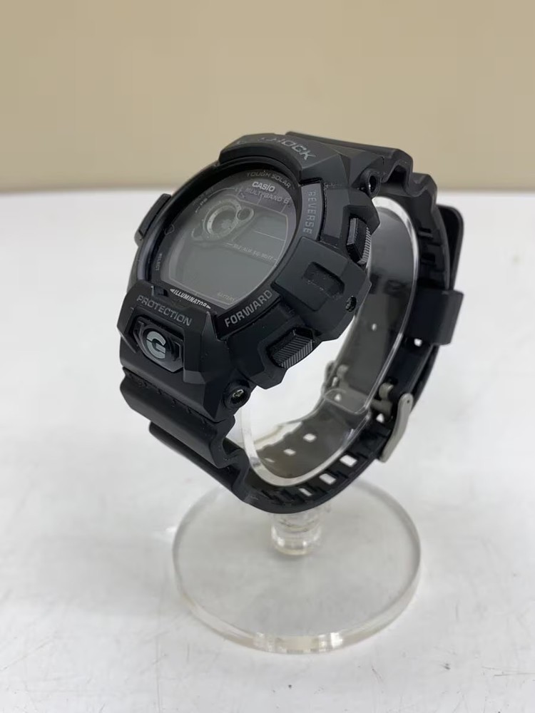 CASIO Solar Wristwatch G SHOCK Digital BLK BLK