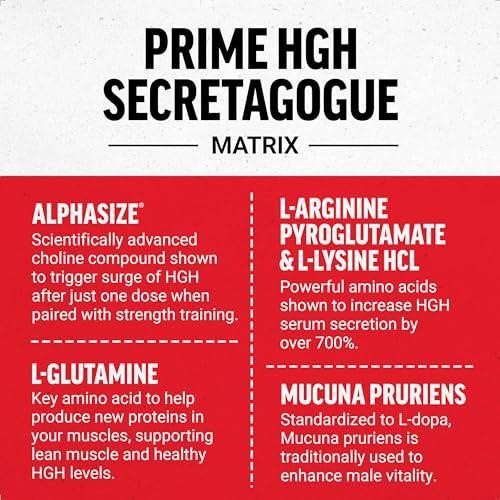 Force Factor Prime Hgh Secretion Activator, Hgh Supplement for Men with Studied