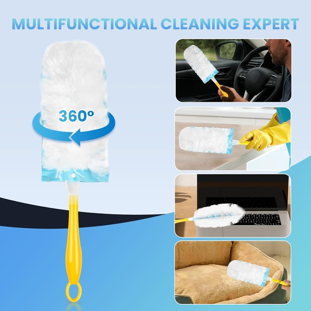 Duster Refills Compatible with Swiffer® Duster, 60 Count Heavy Duty Duster Refil